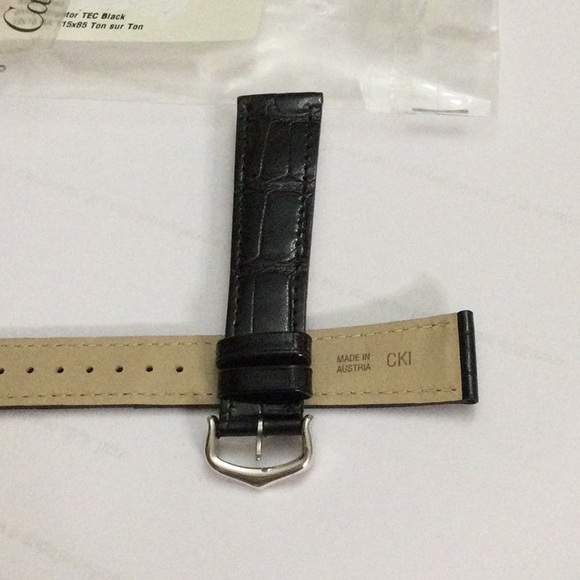 Cartier Shiny Black Alligator strap NEW Never Worn - Picture 4 of 11